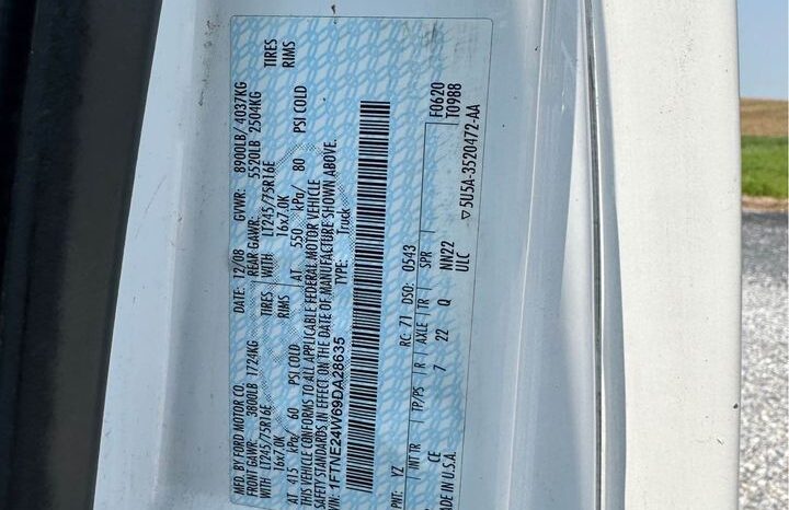 Ford E-250 Cargo 2009 full