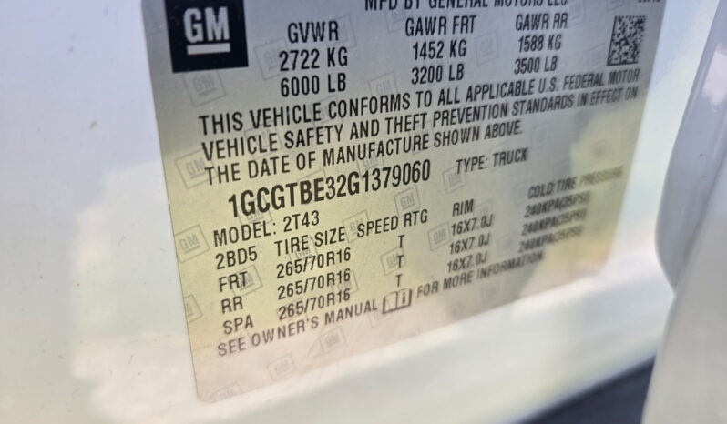 Chevrolet Colorado 2016 full